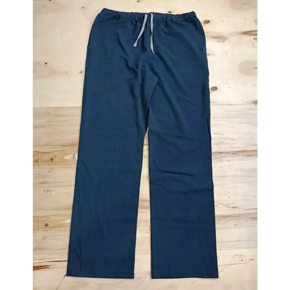 FIGS Pisco Technical Collection Scrub Pants Men XXL Tall Navy Blue Straight Leg